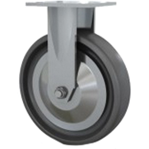 Heavy-Duty Caster, Rigid, 8" (203.2 mm), Solid Elastomer, 1000 lbs. (453.6 kg.) Southpoint Industrial Supply