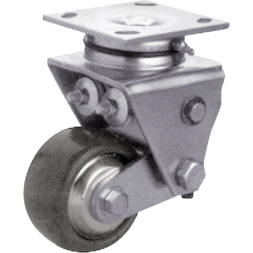 Heavy-Duty Caster, Swivel, 4" (101.6 mm), Solid Elastomer, 900 lbs. (408 kg.) Southpoint Industrial Supply