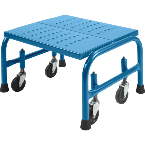 Rolling Step Stand 20 X 16 X 12, 1 Steps, 18" Step Width, 12" Platform Height, Steel Southpoint Industrial Supply