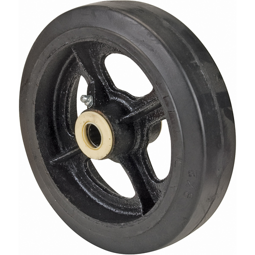 Roues en caoutchouc, 8" (203 mm) dia. x 2" (51 mm) la, Capacit&eacute; de 600 lb (272 kg) Southpoint Industrial Supply