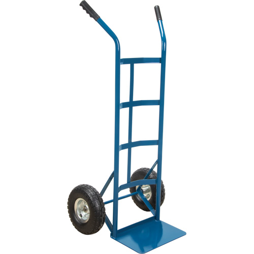 All-Welded Hand Truck, Dual Handle, Steel, 46" Height, 600 lbs. Capacity Southpoint Industrial Supply