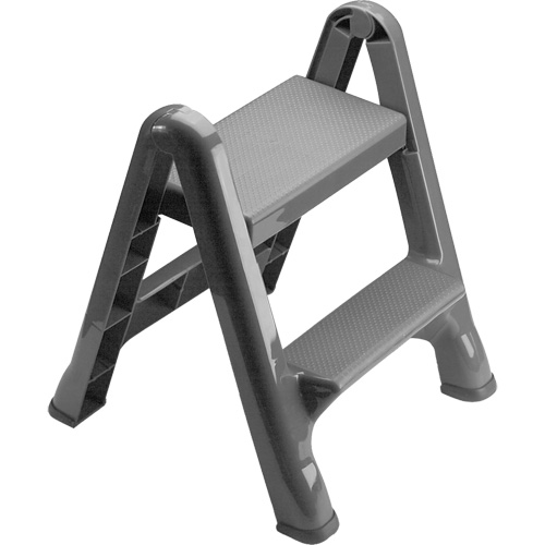 Escabeau repliable, 2 marches, 19-1/2" x 20-1/2" x Hauteur 22-3/4" Southpoint Industrial Supply