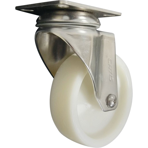 Roulette, Pivotant, 4" (101,6 mm), Nylon, 200 lb (91 kg) Southpoint Industrial Supply