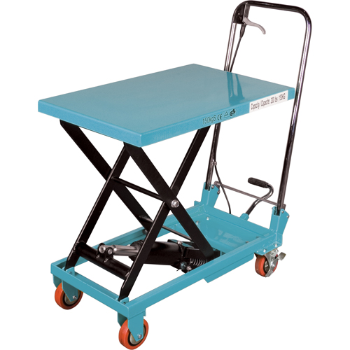 Heavy-Duty Hydraulic Scissor Lift Table, 27-1/2" L x 17-3/4" W, Steel, 330 lbs. Capacity Southpoint Industrial Supply