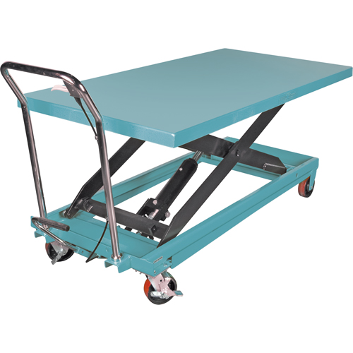Heavy-Duty Hydraulic Scissor Lift Table, 63" L x 31-7/8" W, Steel, 1100 lbs. Capacity Southpoint Industrial Supply