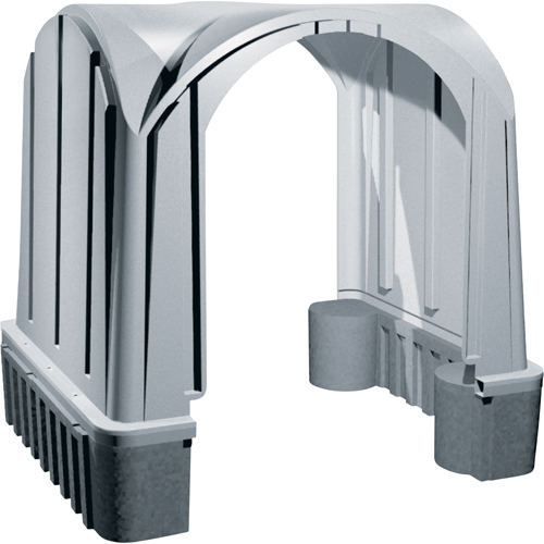 Outdoor Poly Shelters, 2 Walls, 7' L x 6' W x 7' H Southpoint Industrial Supply