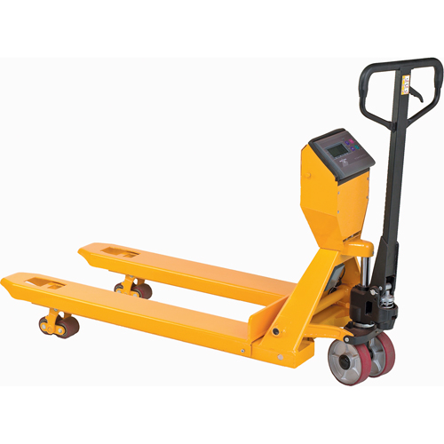 Transpalette avec balance num&eacute;rique, 27,5" lo x 27,5" la, Capacit&eacute; de 5000 lb Southpoint Industrial Supply