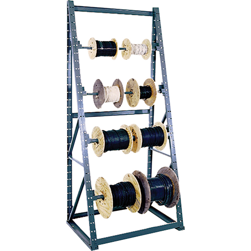 Heavy-Duty Reel Racks, Starter, 36" W x 36" D x 96" H Southpoint Industrial Supply