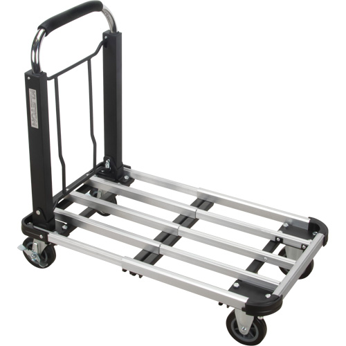 Foldable Platform Trucks, Aluminum, 300 lbs., 28" L x 16" W, 32" High Southpoint Industrial Supply