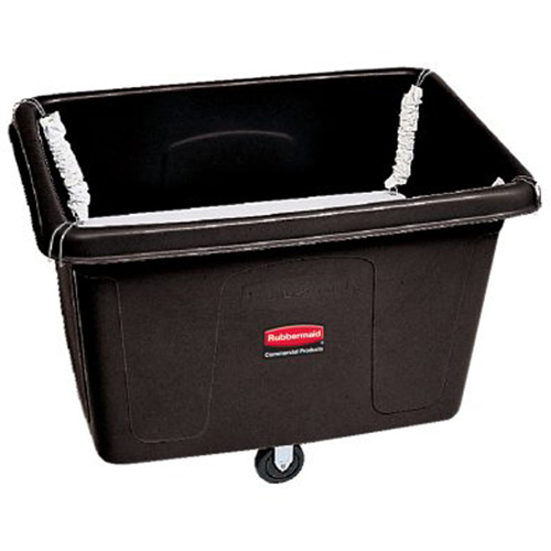 Cube Truck with Spring Platform, Polyethylene, 44-1/16" L x 31" W x 32-1/2" H, 14 cu.ft. Volume, 500 lbs. Capacity Southpoint Industrial Supply