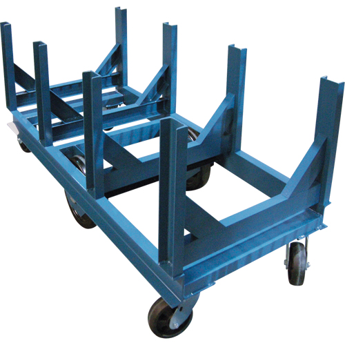 Chariot &agrave; berceaux, 60" lo x 28" la x 29" h, Capacit&eacute; de 5000 lb, Roue Ph&eacute;nolique Southpoint Industrial Supply