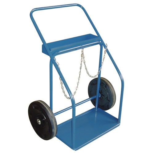 Gas Cylinder Carts, Rubber Wheels, 13" W x 25" L Base, 1000 lbs. Southpoint Industrial Supply