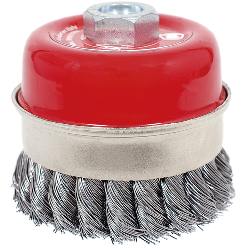 CKB3201T High Performance Knot Banded Cup Brush, 3-1/2" Dia. x 5/8"-11 Arbor Southpoint Industrial Supply