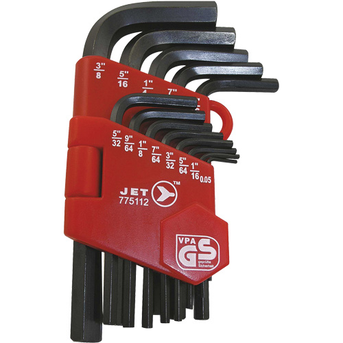 JHK-13 Short Arm Hex Key Set, 13 Pcs., Imperial Southpoint Industrial Supply