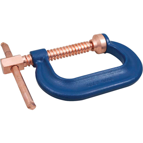 Heavy-Duty Forged C-Clamp, 10" (254 mm) Capacity, 5" (127 mm) Throat Depth Southpoint Industrial Supply