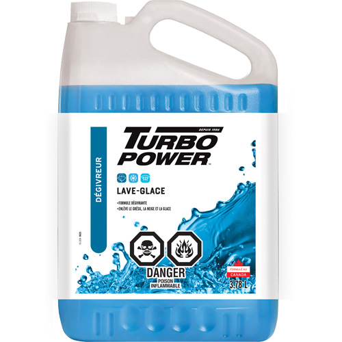 Liquide lave-glace toutes saisons Turbo Power, Cruche, 3,78 L Southpoint Industrial Supply