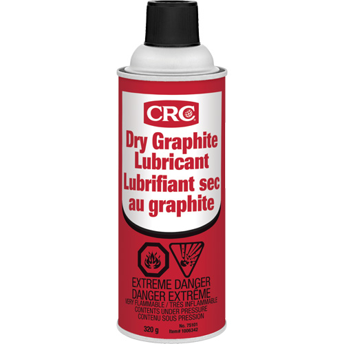 Lubrifiant au graphite sec, Canette a&eacute;rosol Southpoint Industrial Supply