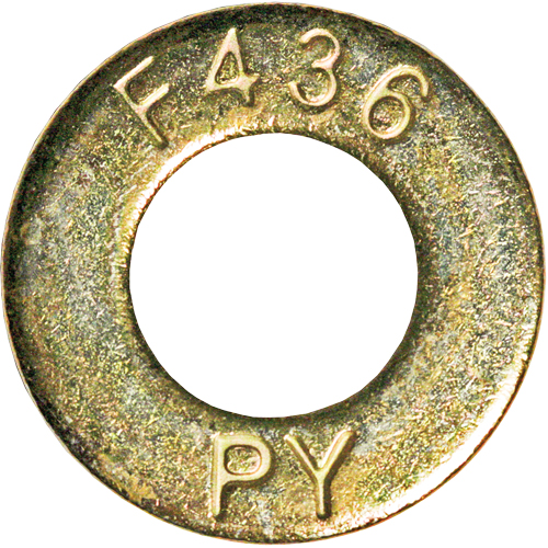 Rondelle structurelle, 7/8", Zinc jaune Southpoint Industrial Supply