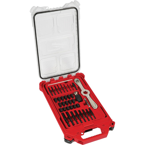Jeu de tarauds & fili&egrave;res SAE PackOut avec poign&eacute;e 2-en-1 Hex-Lok, 38 Morcea Southpoint Industrial Supply