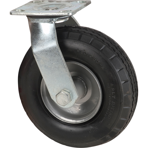 Roulettes pneumatiques, Pivotant, 8" (203,2 mm), Pneumatique, 350 lb (158,8 kg) Southpoint Industrial Supply
