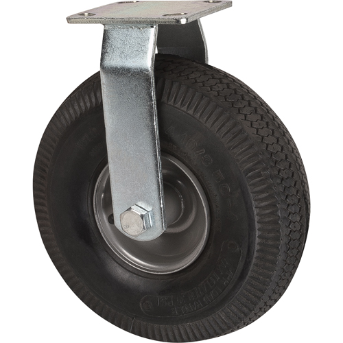 Roulettes de rechange pour chariots &agrave; plateforme robustes, Fixe, 10" (254 mm), Pneumatique, 400 lb (181 kg) Southpoint Industrial Supply