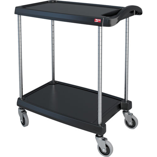 myCart Utility Cart, 2 Tiers, 16" x 35-1/2" x 27", 300 lbs. Capacity Southpoint Industrial Supply