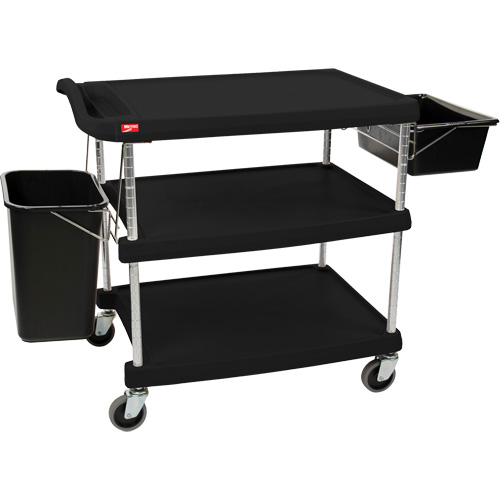 myCart Utility Cart, 3 Tiers, 20" x 35-1/2" x 30", 400 lbs. Capacity Southpoint Industrial Supply