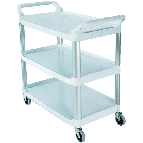 Chariot avec tablette et parois ouvrantes, 3 tiers, 40" x 37" x 20", Capacit&eacute; 300 lb Southpoint Industrial Supply