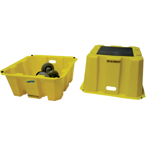 Escabeaux emboîtables industriels, 25" x 25" x Hauteur 10-1/2" Southpoint Industrial Supply