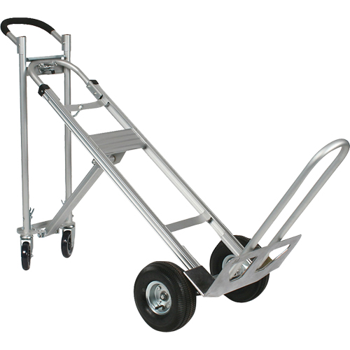 Three-Position Spartan III Convertible Hand Truck, Aluminum, 750 lbs. Capacity Southpoint Industrial Supply