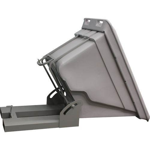 Conteneur autobasculeur, Poly&eacute;thyl&egrave;ne, 1 vg³, Gris Southpoint Industrial Supply