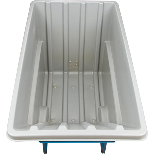 Chariot basculeur en acier, Poly&eacute;thyl&egrave;ne, 1,1 vg³, Capacit&eacute; de charge de 2000 lb Southpoint Industrial Supply