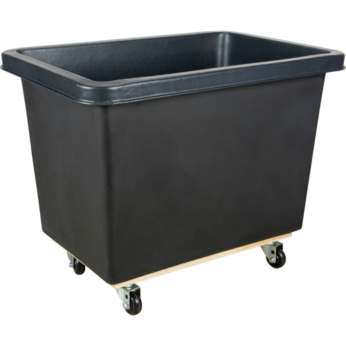 Chariot-caisse en &agrave; parois effil&eacute;es, Poly&eacute;thyl&egrave;ne, 39" lo x 27" la x 30" h, Volume 12 pi³, Capacit&eacute; 500 lb Southpoint Industrial Supply