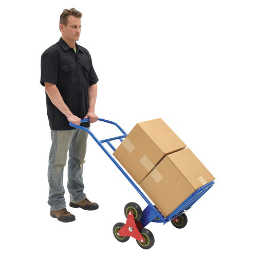 Stair Climbing Hand Truck, Steel Frame, 24" W x 45-3/4" H, 300 lbs. Capacity Southpoint Industrial Supply