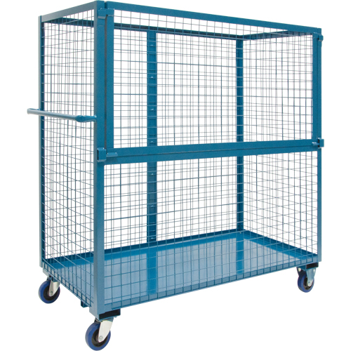 Chariot grillag&eacute; pour transport , Acier, 24" x 55" x 36", Capacit&eacute; 2400 lb Southpoint Industrial Supply