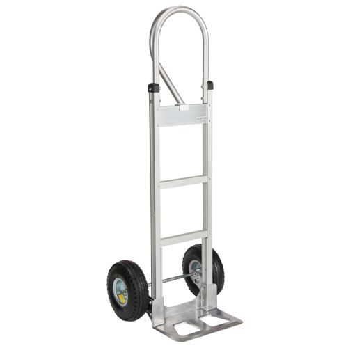 Knocked Down Hand Truck, P-Handle Handle, Aluminum, 52-1/8" Height, 500 lbs. Capacity Southpoint Industrial Supply