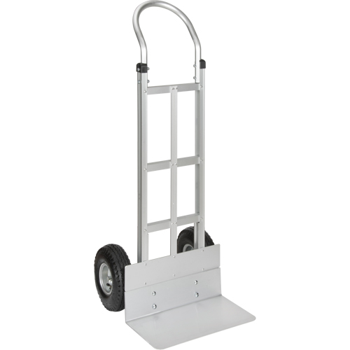 Knocked Down Hand Truck, Continuous Handle, Aluminum, 49-5/8" Height, 500 lbs. Capacity Southpoint Industrial Supply