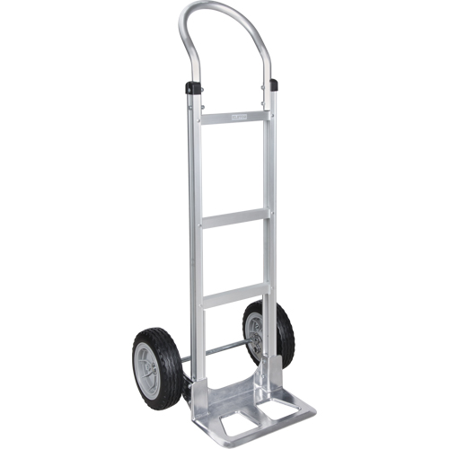 Knocked Down Hand Truck, Continuous Handle, Aluminum, 49-5/8" Height, 500 lbs. Capacity Southpoint Industrial Supply