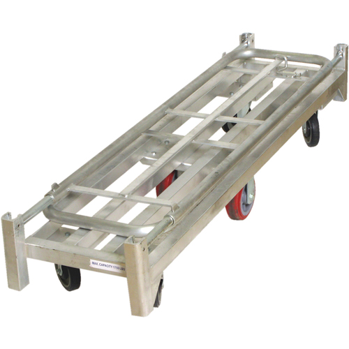 U-Boat Platform Truck, 59-1/2" L x 16" W, 1750 lbs. Capacity, Polyurethane Casters Southpoint Industrial Supply
