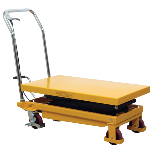 Table &eacute;l&eacute;vatrice &agrave; ciseaux hydraulique, 19,5" lo x 35,5" la/35-1/2" lo x 19-1/2" la, Acier, Capacit&eacute; 770 lb Southpoint Industrial Supply
