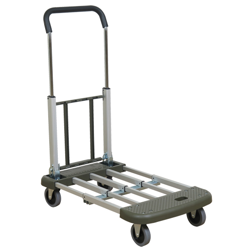 Chariot &agrave; plateforme t&eacute;l&eacute;pliante, Aluminium, 330 lb, 29-1/2" lo x 17-1/2" la, Hauteur 36-1/2" Southpoint Industrial Supply