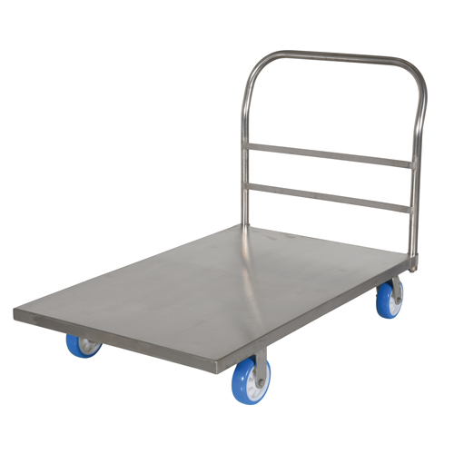 Platform Truck, 48" L x 30" W, 2000 lbs. Capacity, Polyurethane Casters Southpoint Industrial Supply