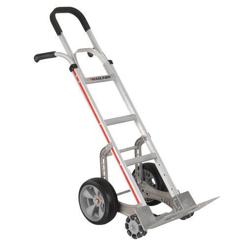 Self-Stabilizing Hand Truck, Combination Handle, Aluminum, 55'' Height, 500 lbs. Capacity Southpoint Industrial Supply