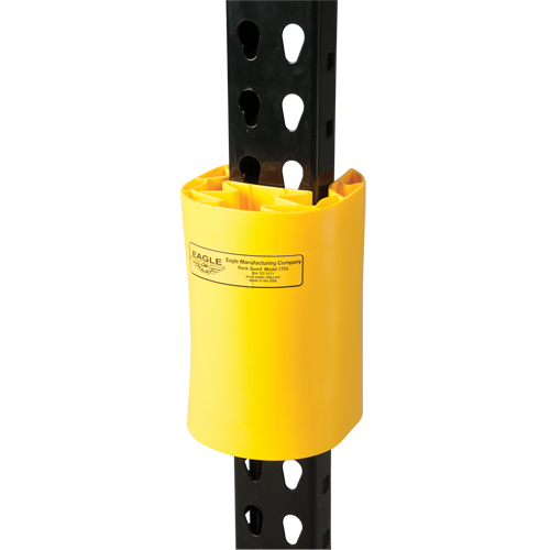 Polyethylene Rack Guard, 5" W x 6" L x 8" H, Yellow Southpoint Industrial Supply