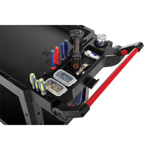 Heavy-Duty Adaptable Utility Cart, 2 Tiers, 25-1/5" x 36" x 51-1/2", 500 lbs. Capacity Southpoint Industrial Supply