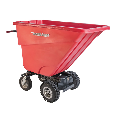 Chariot &agrave; bascule motoris&eacute;, Capacit&eacute; 13.5 cu.ft., 45" h x 26-1/2" la x 68" p Southpoint Industrial Supply