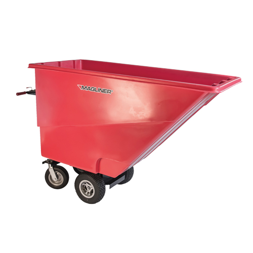 Chariot &agrave; bascule motoris&eacute;, Capacit&eacute; 27 cu. ft., 51" h x 81" la x 33" p Southpoint Industrial Supply