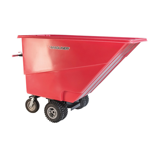 Chariot &agrave; bascule motoris&eacute;, Capacit&eacute; 27 cu. ft., 51" h x 81" la x 33" p Southpoint Industrial Supply