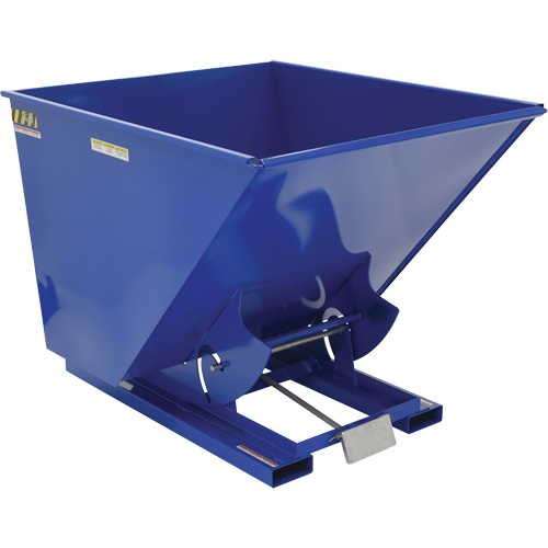 Conteneur autobasculeur, Acier, 2 vg³, Bleu Southpoint Industrial Supply