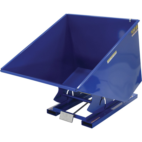 Conteneur autobasculeur, Acier, 2 vg³, Bleu Southpoint Industrial Supply